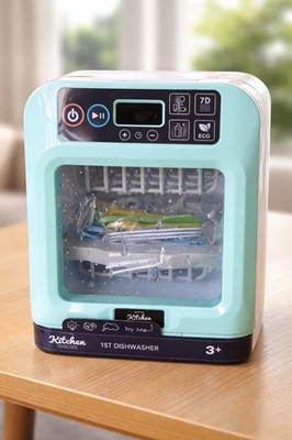 My 1st Toy Dishwasher Light Sounds & Moves Interactive Learning Preschool +