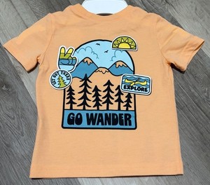 Boys Wander Orange T-Shirt Size 18 months NWT B5