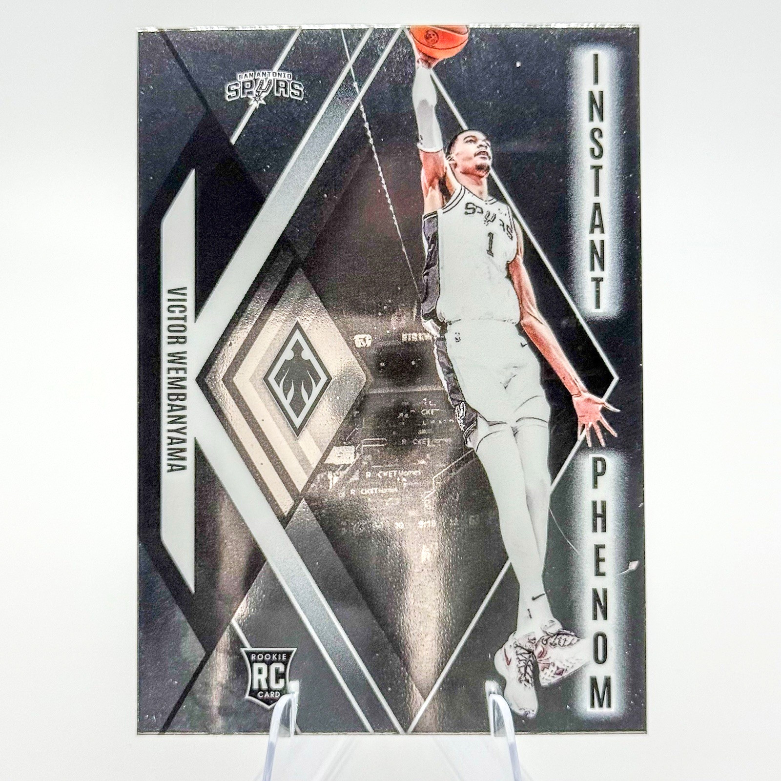 Victor Wembanyama (RC) 2023-24 Panini Phoenix Instant Phenom #13 Spurs (LOOK)