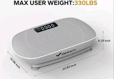 MERACH Vibration Plate Whole Body Workout Power Exercise Machine Fitness Home
