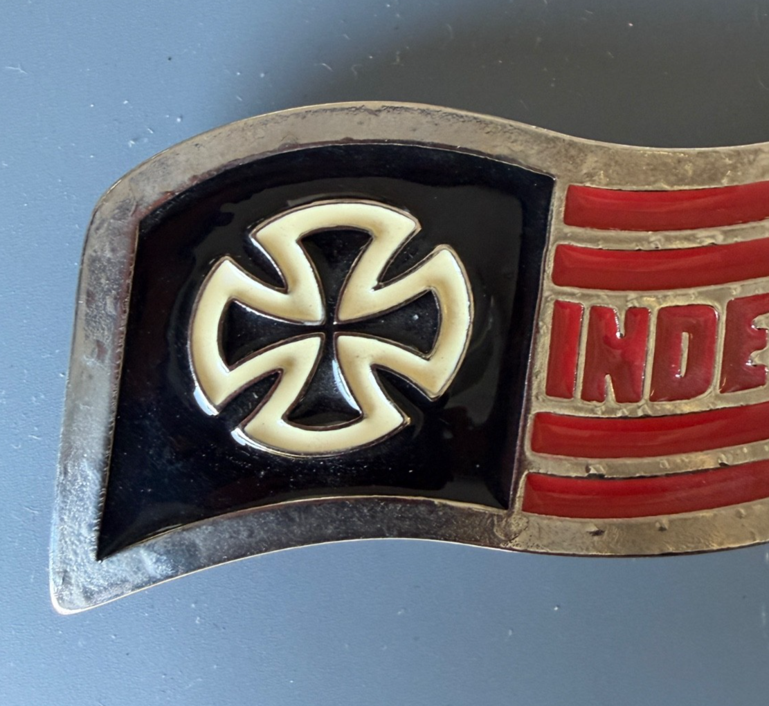 INDEPENDENT ロゴ ベルトバックル Rare Independent Truck Company Skate Belt Buckle Metal Skateboard