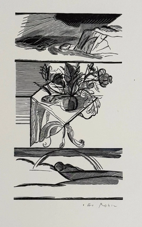 Otto Rohse, Holzschnitt auf Bütten, handsigniert - Bild 2 von 3