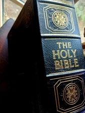 🔥Easton Press REMBRANDT FAMILY BIBLE King James LARGE Leather Bound RARE FIND🔥