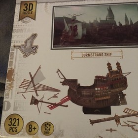 Harry Potter Wizarding World &lsquo;Durmstrang Ship&rsquo; 3D Puzzle. 321 Pieces. Cityscape