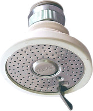 DANCO Mobile Home Screw-On 2.2 GPM Rubber Aerator with Spray, White, 55/64-Inch,