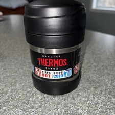 Thermos Brand Vacuum Insulated Stainless Steel Double Wall Food Drink Jar 10oz