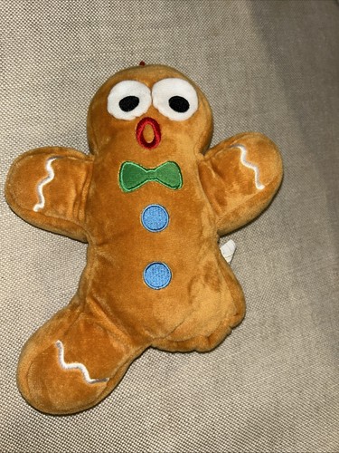 Plush Dog Toy Christmas Gift Gingerbread Man pow-er Power