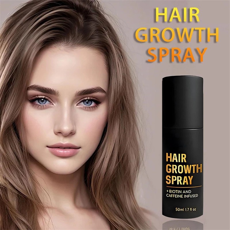 HaloGrow Hair Growth Spray 50ml Natural Hair Thickening Gentle Regrowth Mist