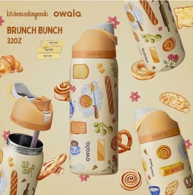 NEW Owala Limited Edition Brunch Bunch FreeSip Water Bottle 32oz | US STOCK