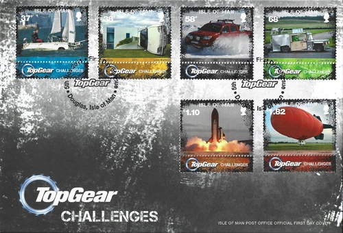 2011 Isle of Man Top Gear Challenges First Day Cover