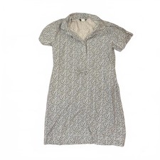 guc j crew factory mercantile Floral Blue shirtDress small