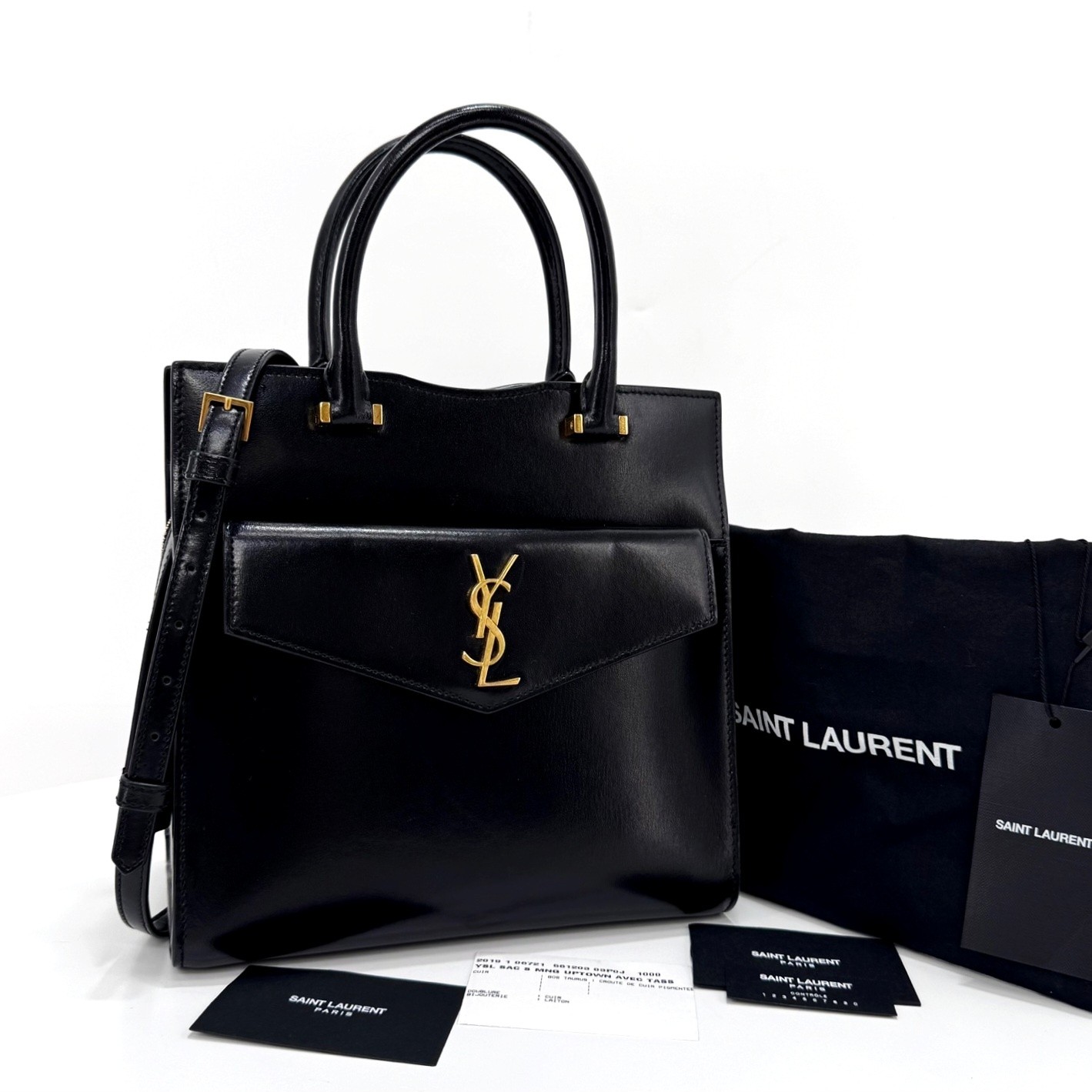Saint Laurent Uptown Cabas piccola borsa tote e tracolla 561203 137645798