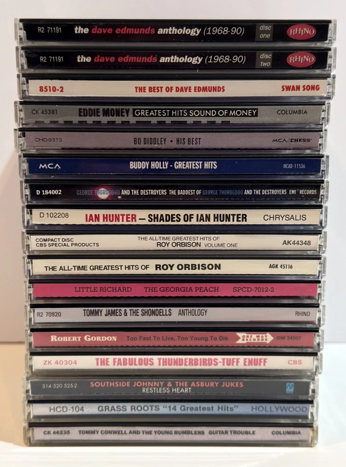 Rock n Roll / Pop Rock CD Lot Dave Edmunds Ian Hunter Eddie Money Robert Gordon Foto 2 de 4