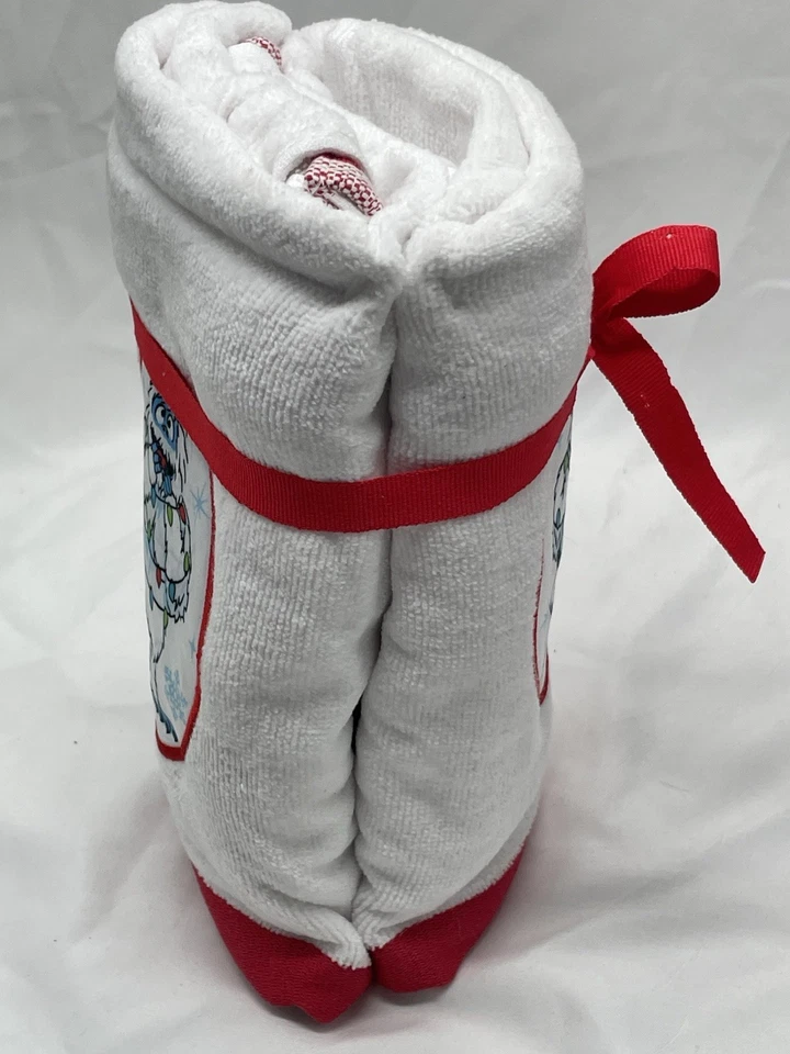 Rudolph Bumble Abominable Snowman 2pk Hand Towels Christmas Holiday - Image 2 of 4