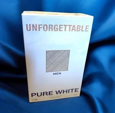 Unforgettable Men Pure White by Glenn Perri Cologne for Men 3.4oz EDT SEALED