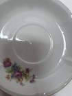 Vintage Japanese 4 3/4” Scalloped Edge Gold Trim Floral 2 Saucer - Made in Japan — photo 4