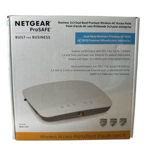 Netgear ProSAFE Business 3x3 Dual Band Premium Wireless-AC Access Point WAC730 ✅