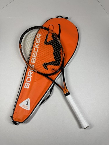 Boris Becker DNX 11L 98 Grip 4-1/2 In Great Condition Rare Orange Case New Grip