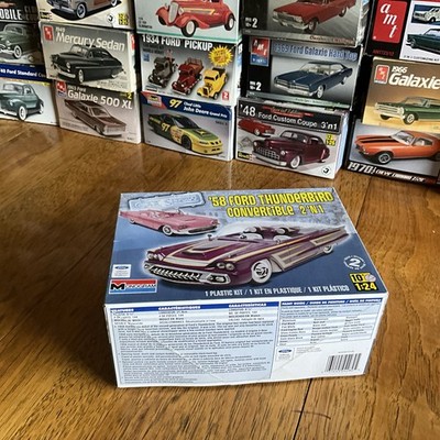 Monogram 1958 Ford Thunderbird Convertible 2'n 1 Model Kit 1:24 | eBay