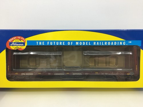 Coche plano mampara HO Athearn 88115 Canadian National 60’ CN #622619 DESGASTADO | Condition: Used