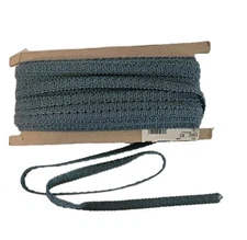 VTG Conso Gimp Upholstery Trim 26-Yd Teal 1/2" Scroll Style 009940 Color M05 USA