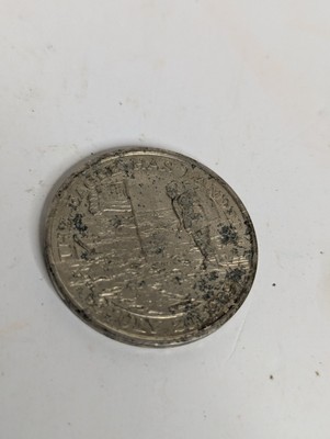 NASA Coin Medallion vtg  APOLLO 11 / 1969 Manned Flight Awareness Needs TLC