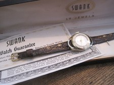 OROLOGIO SWANK DONNA QUARZO SWISS MADE CON CINTURINO E SCATOLA COCCODRILLO-REPUROSE/PER RICAMBI