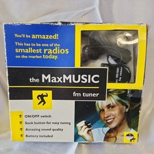 High Frequency FM Turner Micro Radio, headphones Vintage Retro