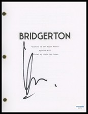 Luke Thompson "Bridgerton" AUTOGRAPH Signed Benedict Pilot Episode Script B ACOA
