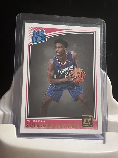 Panini 2018-19 Donruss Rated Rookie Shai Gilgeous-Alexander #162 Clippers