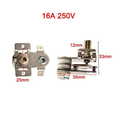 1pc Adjustable Temperature Heating Bimetal Thermostat KST-220 New