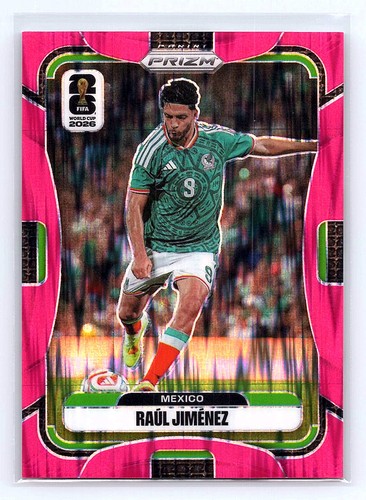 Raul Jimenez 2026 Panini Prizm World Cup #284 Fuchsia Flash Prizms #/195 *ke