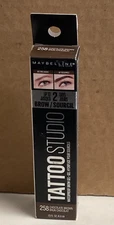 Maybelline Tattoo Studio Waterproof Eyebrow Gel Makeup 258 Chocolate Brown NEW!