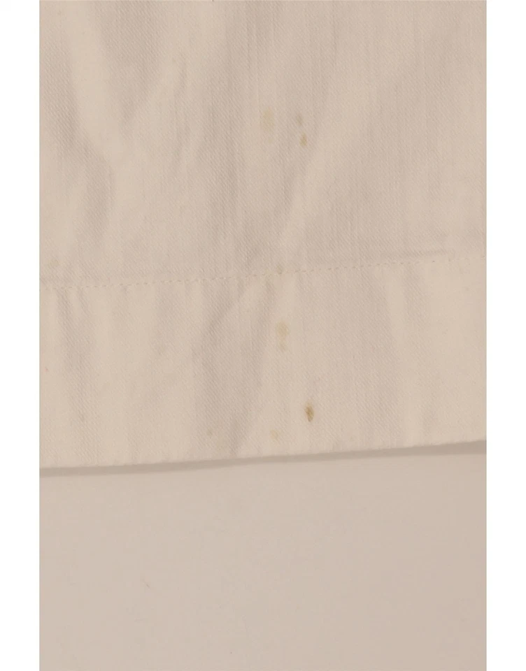 Pantalón informal recto Dolce & Gabbana para mujer IT 42 mediano W28 L28 blanco DX19 Foto 3 de 4