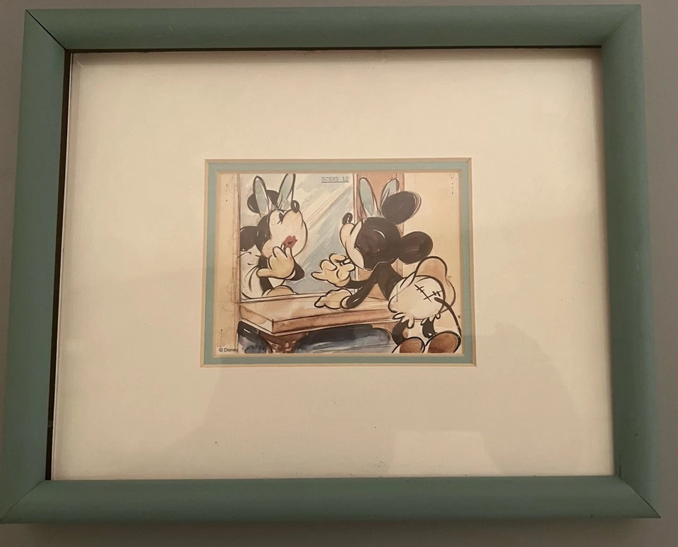 Mickey's Surprise Party 1939 Walt Disney The Art Group Minnie Mouse Scene 12 - Image 4 of 4