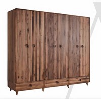 Kleiderschrank Stil Modern Farbe Braun Neu Holz Praktisch GeräUmig