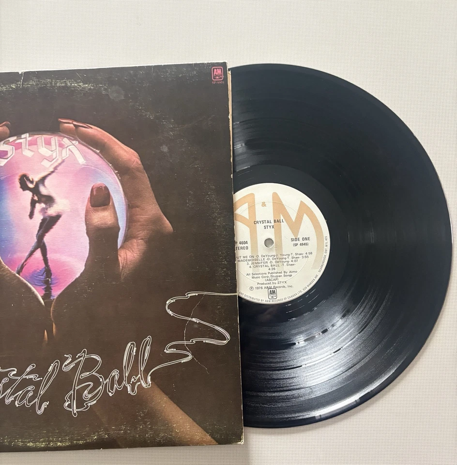 Styx The Crystal Ball 1976 Vinyl LP A&M Records SP-4604 VG+/VG+ - Image 2 of 4