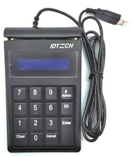 Idtech SecureKey M Series USB Keyboard MagStripe Card Reader IDKE-534833BE
