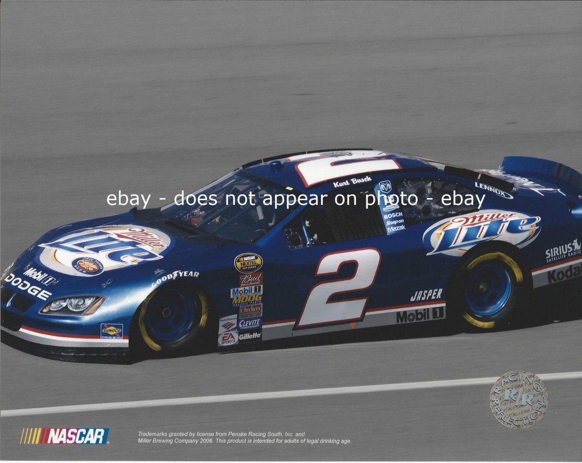 KURT BUSCH MILLER LITE BEER MOBIL 1 CAR NASCAR NEXTEL CUP