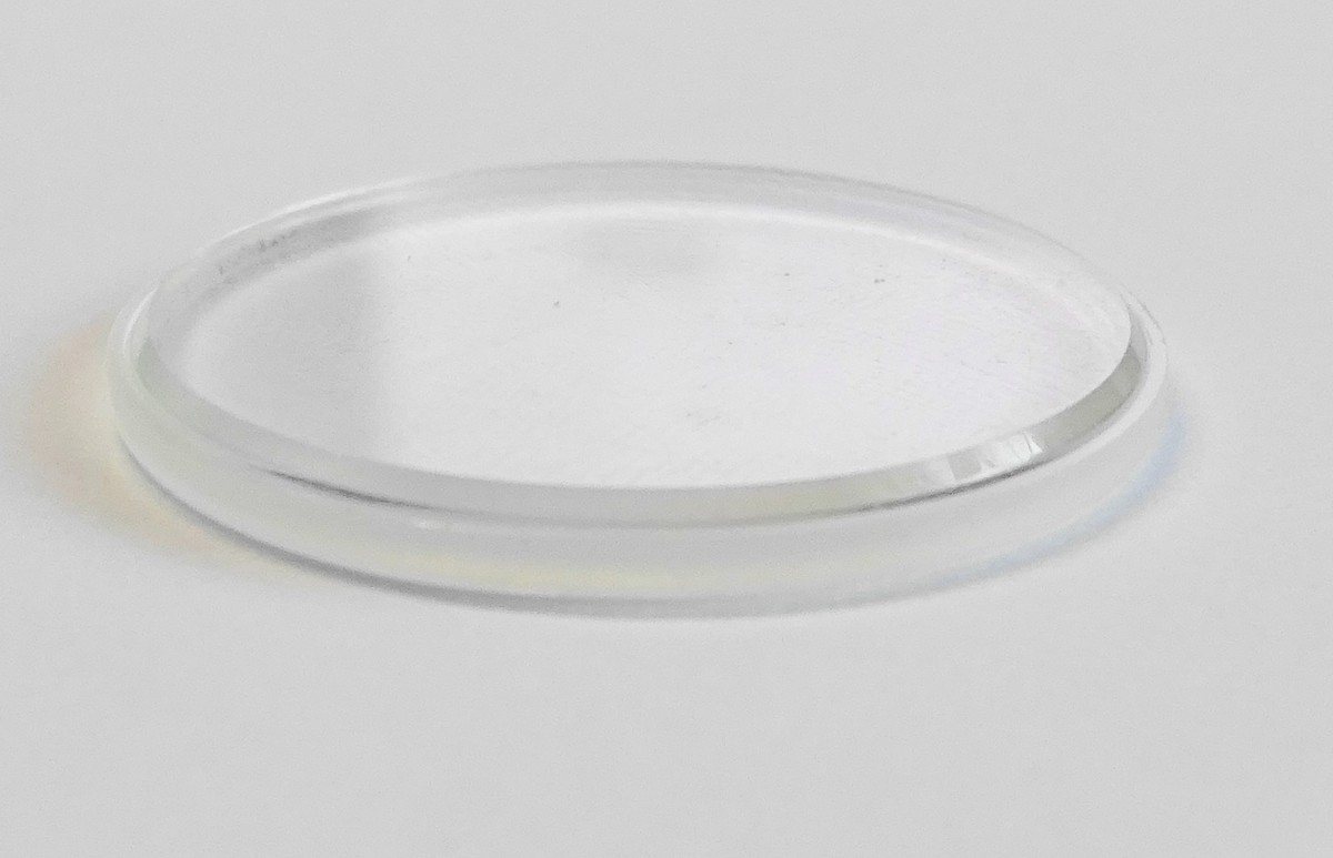 Verre Pour Montre Diamètre 32.0 Mm Plat Avec Joint En L - Verlux Neuf Sans étiquette