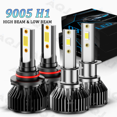 For Mitsubishi Outlander 2005-2006 4x9005 H1 Faro de alta luz LED de haz bajo