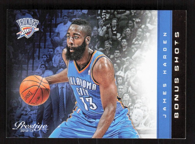 2012-13 Panini Prestige Bonus Shots Gold #63 James Harden Oklahoma City /249