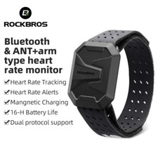 ROCKBROS Arm Heart Rate Monitor Bluetooth ANT Cycling Exercise Monitor IPX7