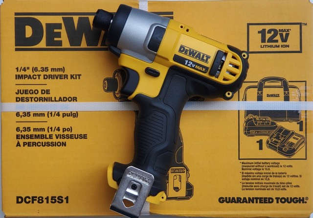 DEWALT DCF815S1 Cordless Impact Driver 