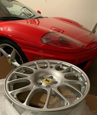 19 Ferrari 360 F430 Challenge Wheels - Fit Carbon Brakes - Silver Gray Black