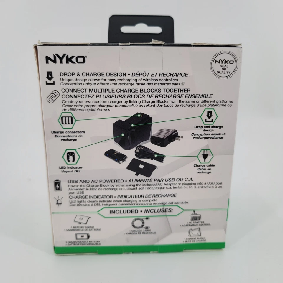 Nyko Charge Block Solo Controller Charging Station W/ Rechargeable Battery XBOX - Image 2 of 4