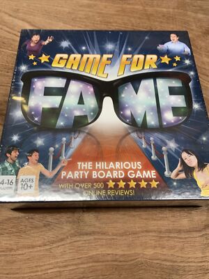Game For Fame - The No1 Selling Hilarious Party Brettspiel Neu & Sealed