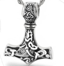Norse Nordic Battle Axe Pendant Viking Charm for mens Necklace D2076