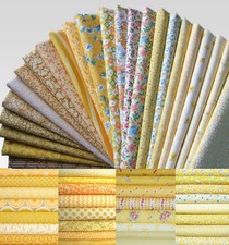 20 Fat Quarters Bundle Yellow Shades - 100 Cotton