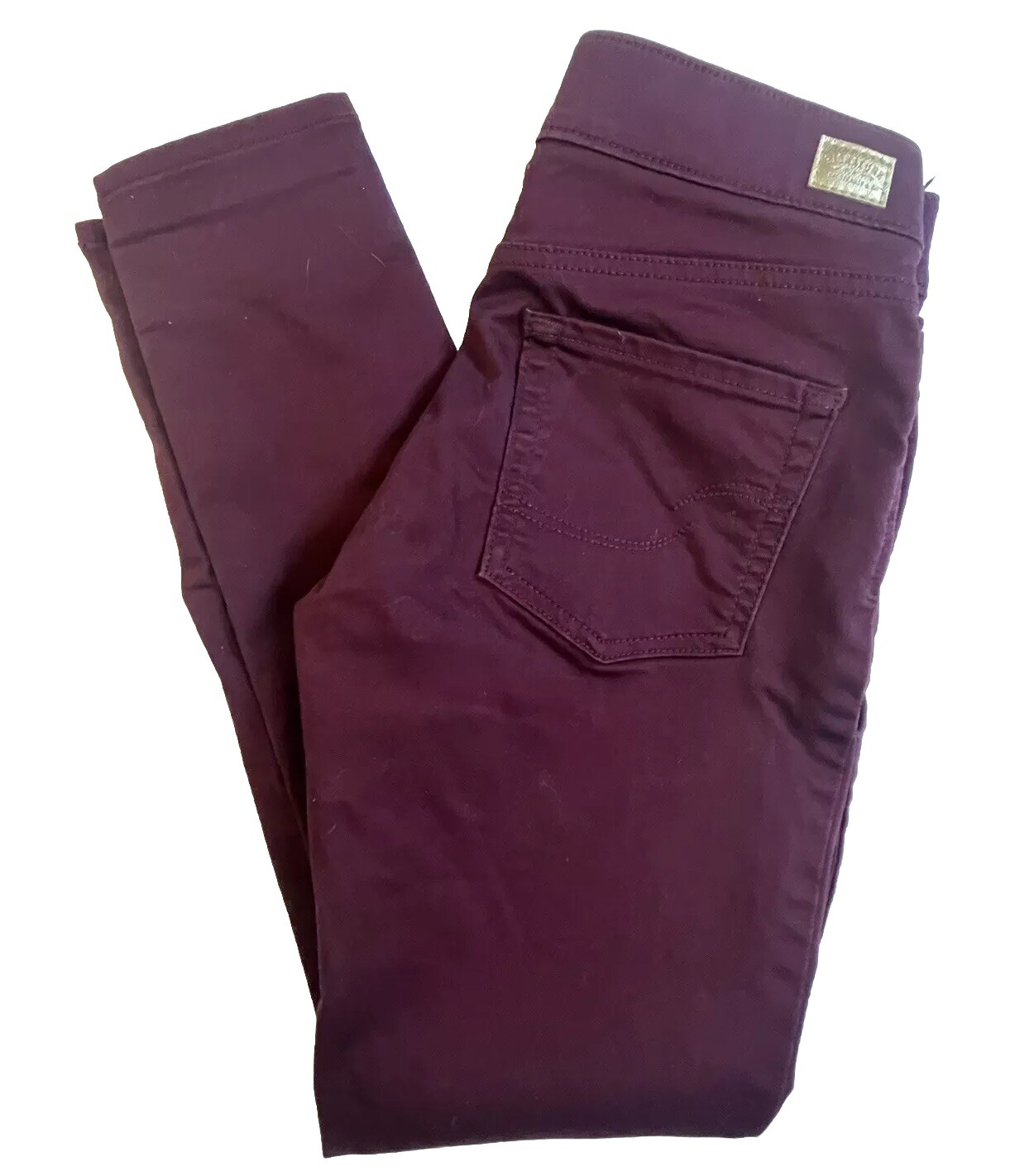 Levi Skinny Jeans Gold Label Signature Women’s Burgandy  27” x 30”-image